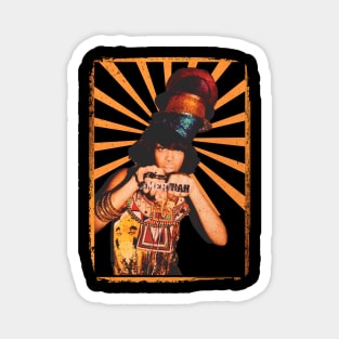 Erykah Badu Vintage Look Fan Art Design Magnet