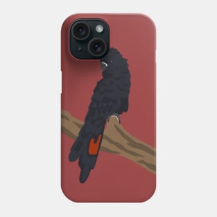 Black Cockatoo Phone Case