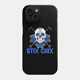 STIX CHIX BLUE Phone Case