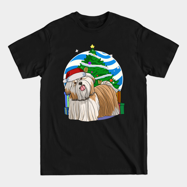 Disover Shih Tzu Santa Christmas Decoration Gift - Shih Tzu Christmas Tree Dog Lover - T-Shirt