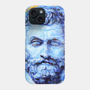 Thales of Miletus Portrait | Thales of Miletus Artwork | Thales of Miletus 14 Phone Case