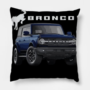 antimatter blue bronco ford Pillow