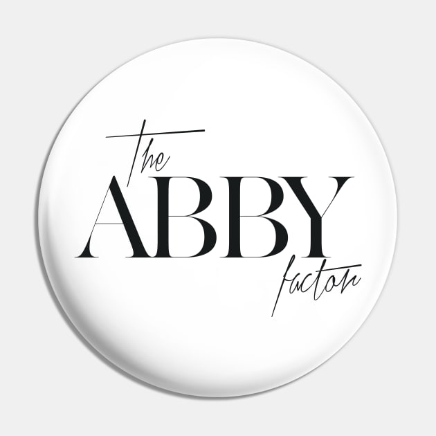 The Abby Factor Pin by TheXFactor