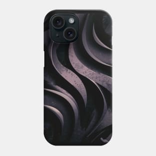 smooth metal lines pattern Phone Case