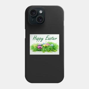 Happy Easter chocolate eggs Phone Case