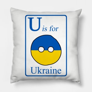U is for Ukraineball Pillow