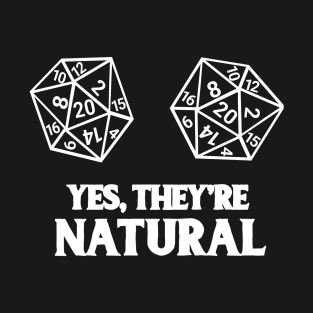 yes they are natural T-Shirt