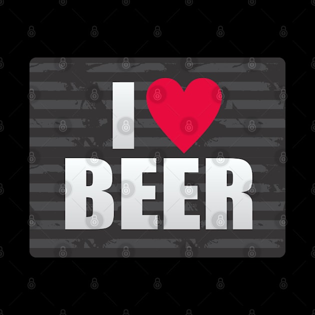 I Heart Beer by Dale Preston Design