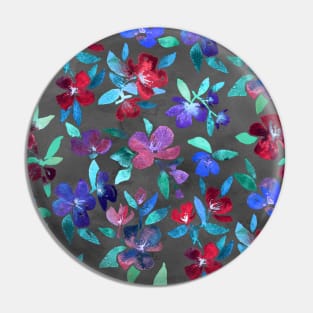 Blossoms in Cherry, Plum and Purple Pin