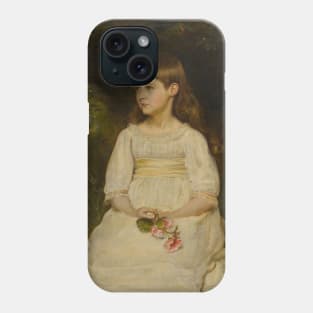 Portrait of Miss Scott, daughter of the Late Thomas Alexander Scott of Philadelphia by John Everett Millais Phone Case