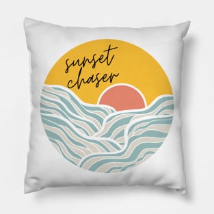 Sunset chaser Pillow