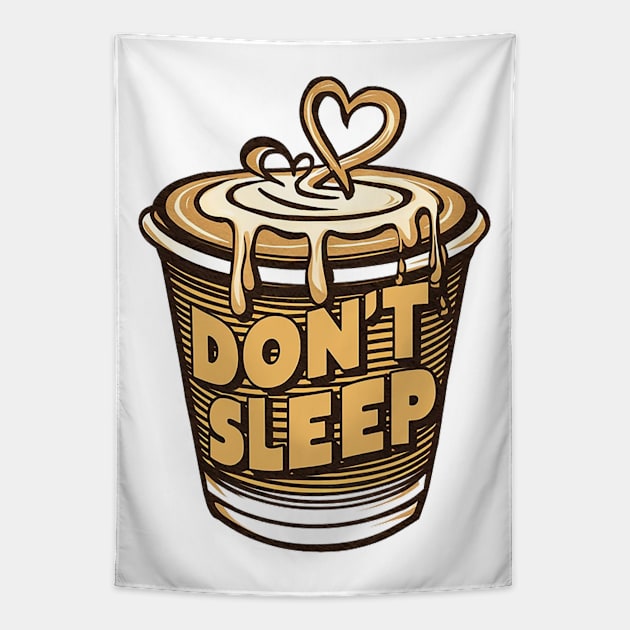 DON'T SLEEP Tapestry by likbatonboot