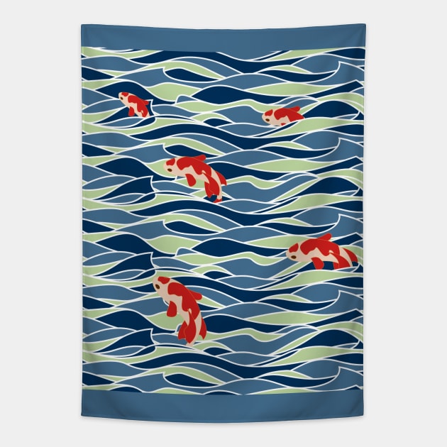 Go against the tide Tapestry by SkyisBright