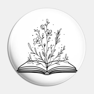 Floral Book Pin