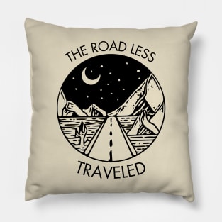 The Road Less Traveled Pillow