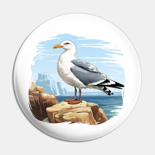 Cute Seagull Pin