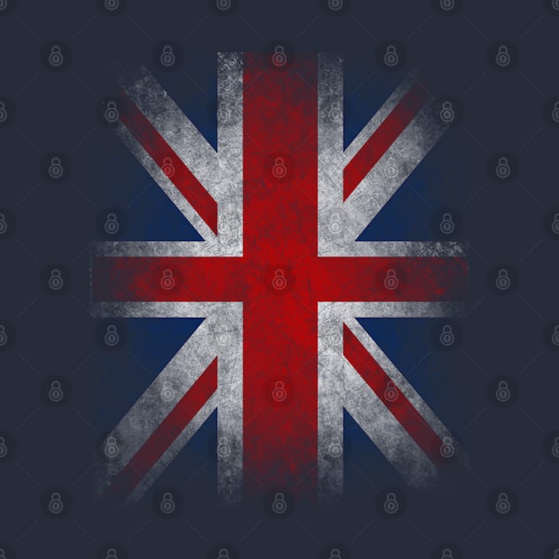 UK Flag - United Kingdom Grunge Flag by missalona