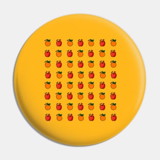 Apples & Oranges Pin