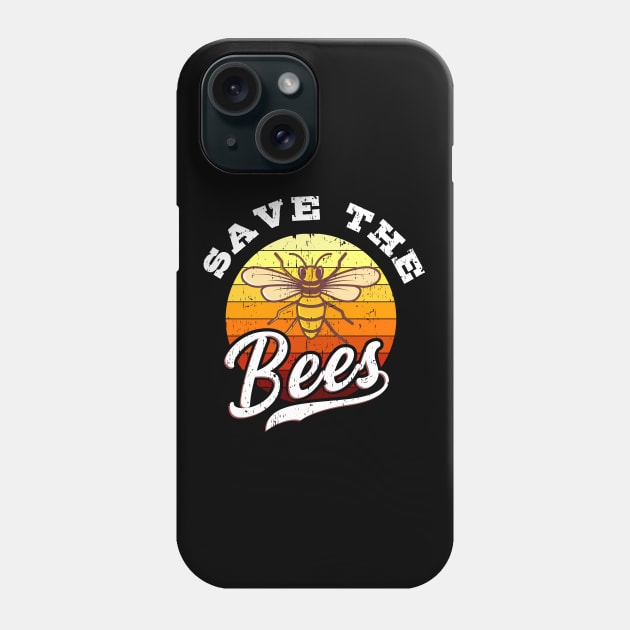 Save The Bees Gift Phone Case by Delightful Designs