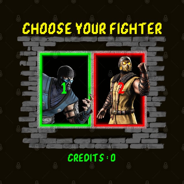 Choose your fighter Mortal Kombat Team by Pannolinno