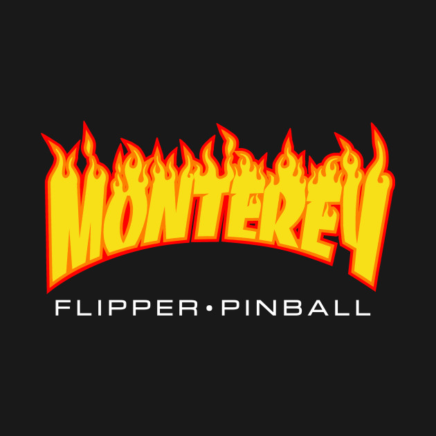 Monterey Flipper Pinball on Fire by DRI374