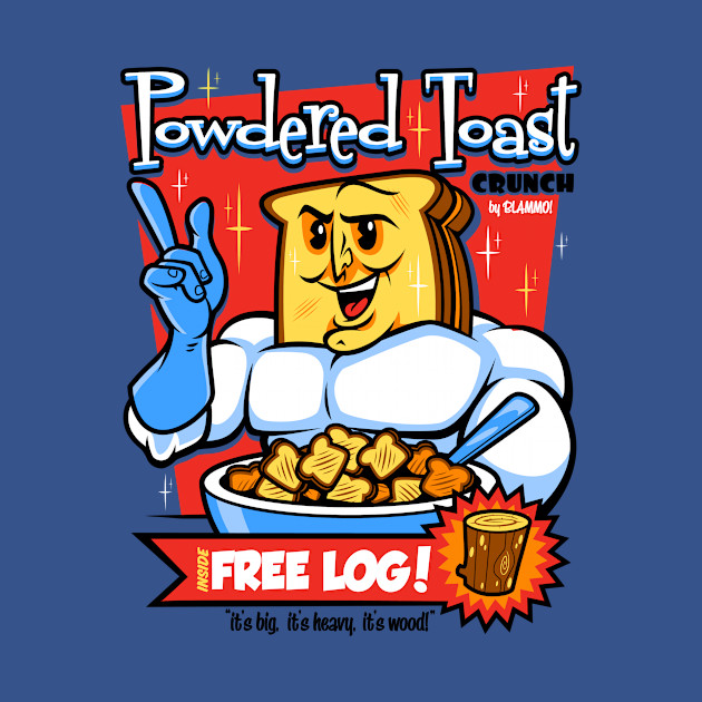Powdered Toast Crunch Man - Illustration - T-Shirt | TeePublic