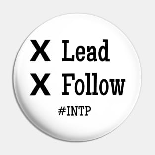 INTP X Lead X Follow Pin