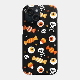 Fun Halloween Candy Corn Skulls Eyeballs Cute Spooky Funny Design New 2019 Phone Case