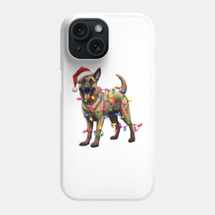 Christmas Belgian Malinois Phone Case