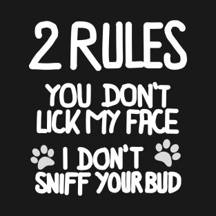 2 Rules for Cats T-Shirt