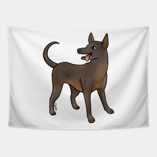 Dog - Xoloitzcuintli - Bald Brown Tapestry