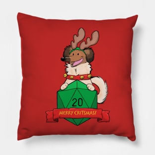 Merry Critsmas Pickles Pillow