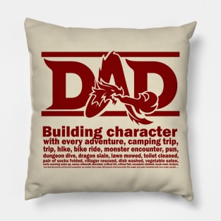 D&D Dad (Red) Pillow