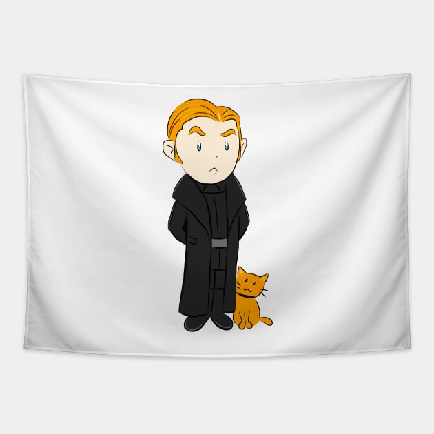 Hux with Millie Tapestry by RekaFodor