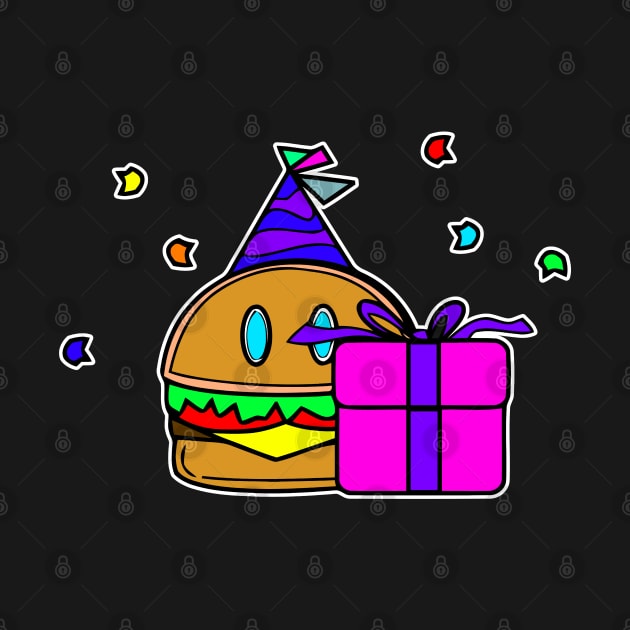 Happy Birthday Party Cheeseburger Gift by MaystarUniverse