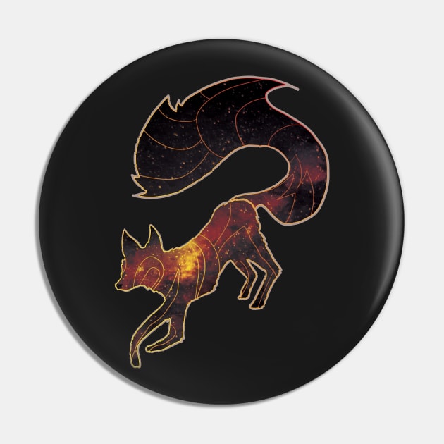 Galaxy Fox Pin by Muni