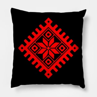 Belarusian ornament Pillow