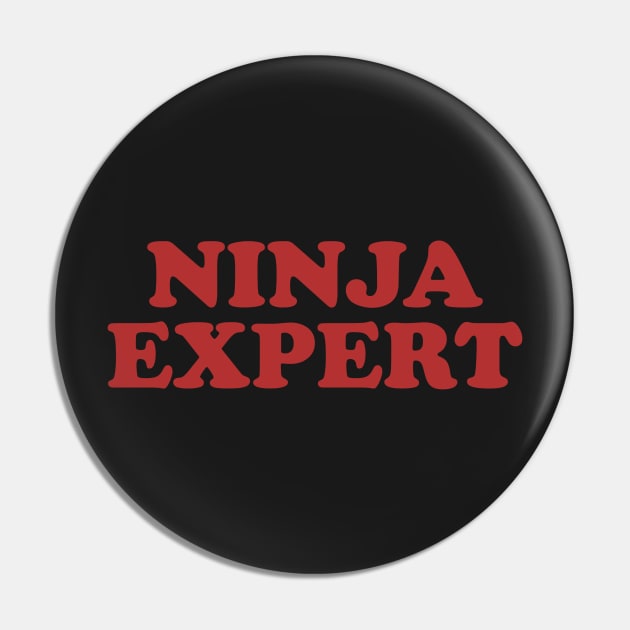 Ninja Expert Pin by blackjackdavey