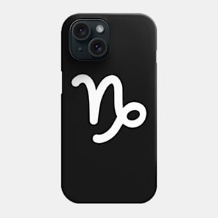 Capricorn Zodiac Sign Only - Minimal DM Phone Case