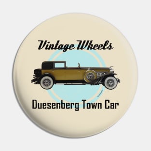 Vintage Wheels - Duesenberg Town Car Pin
