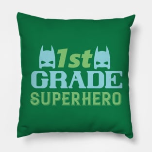 First Grade Superhero Pillow