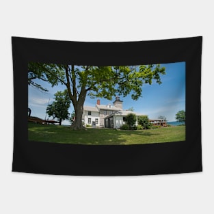 Sodus Point, NY USA Lighthouse Panorama Tapestry