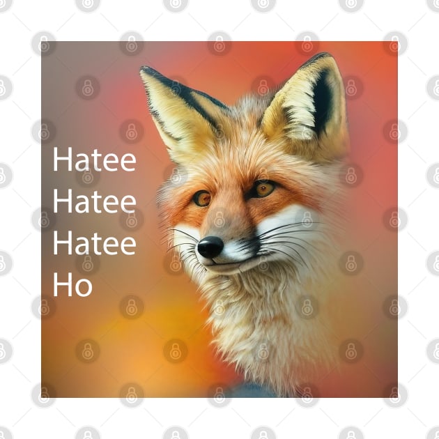 Fox Hatee Hatee Hatee Ho by Matt's Wild Designs