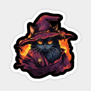 wizard cat Magnet