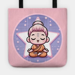 Chibi Budda God Meditating Tote