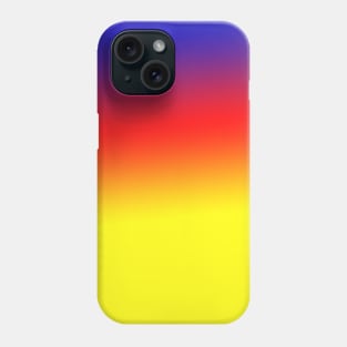 red blue yellow texture gradient Phone Case