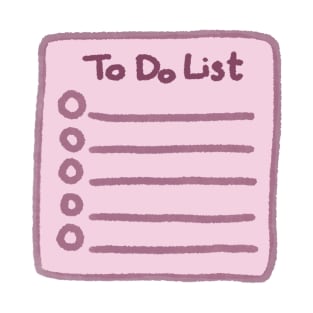 To Do List T-Shirt