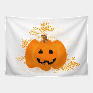 Magical Halloween Pumpkin Tapestry