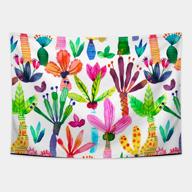 Pocket - Palms Kids Garden Tapestry by ninoladesign