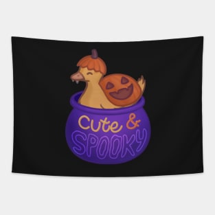 Cute and Spooky Duck Tapestry